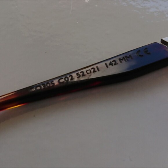 Canali co305 c02 52 21 142mm Tortoise Shell Glasses frame Only New - Picture 11 of 12